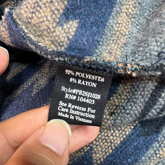 Perch by Blu Pepper NWT Aztec Western Oversized Jacket - Picture 3 of 4